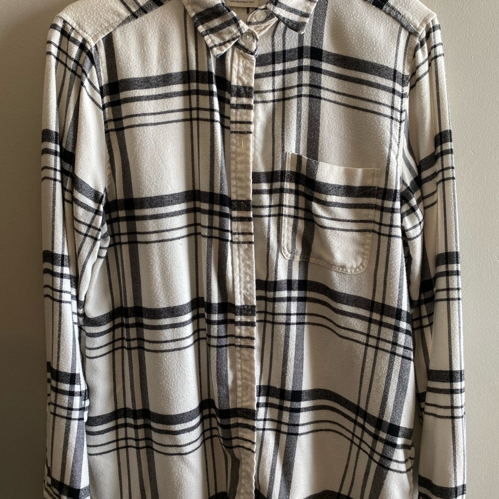 American Eagle Plaid Super Soft Men’s Bottom Down Shirt Large